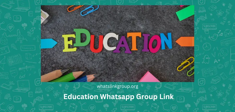 Education Whatsapp Group Link featured image show education icon